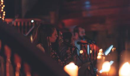 Event at Romantikhotel Jagdhaus Eiden: Melodies & Flames