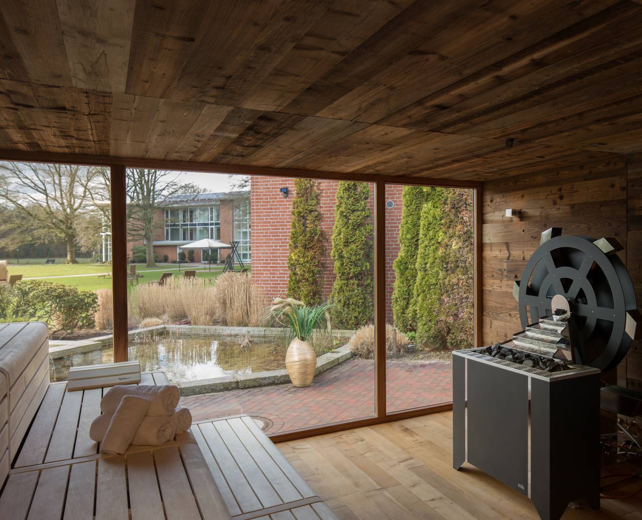 Sauna des Romantikhotel Jagdhaus Eiden in Bad Zwischenahn