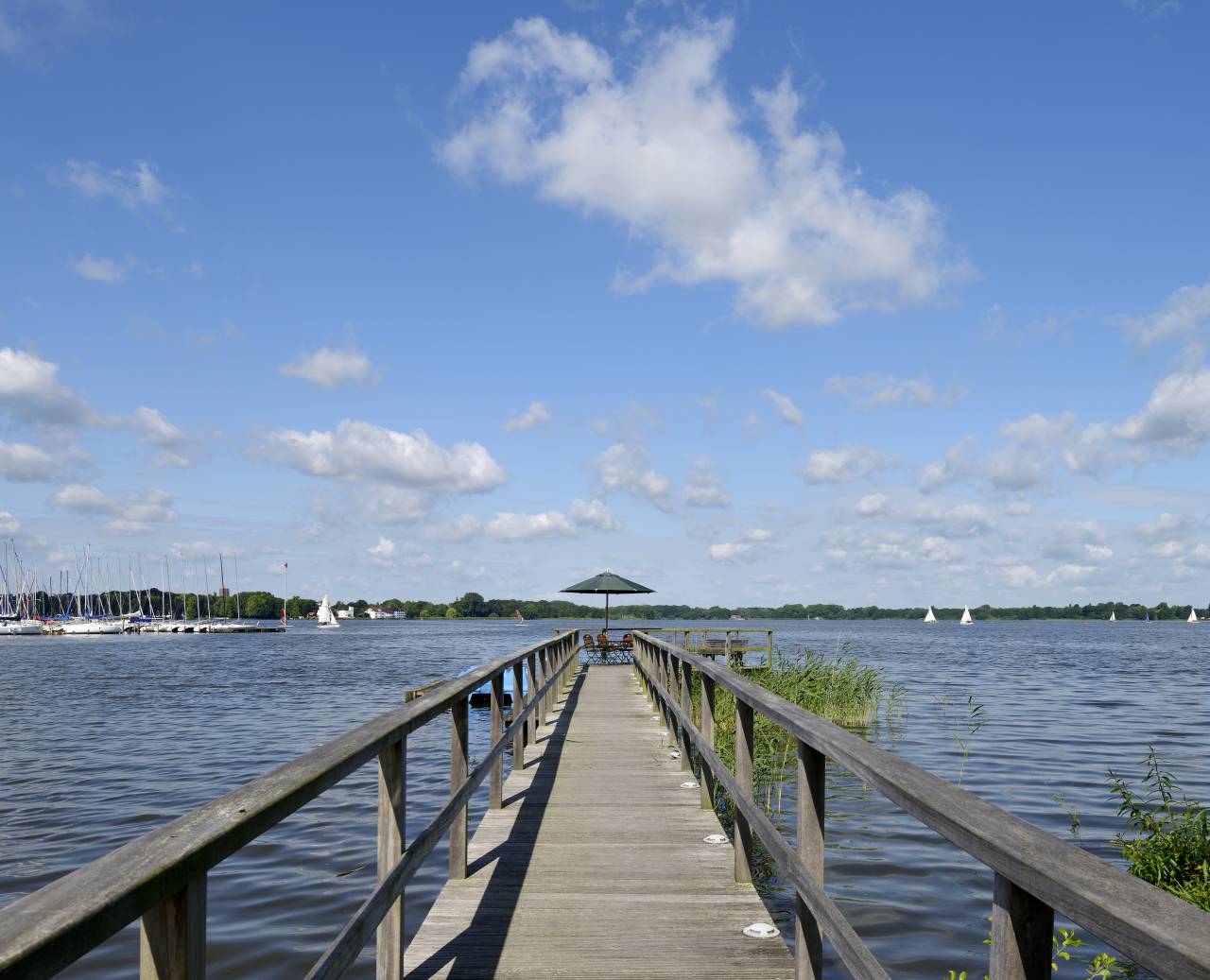 Footbridge to the Zwischenahner Meer