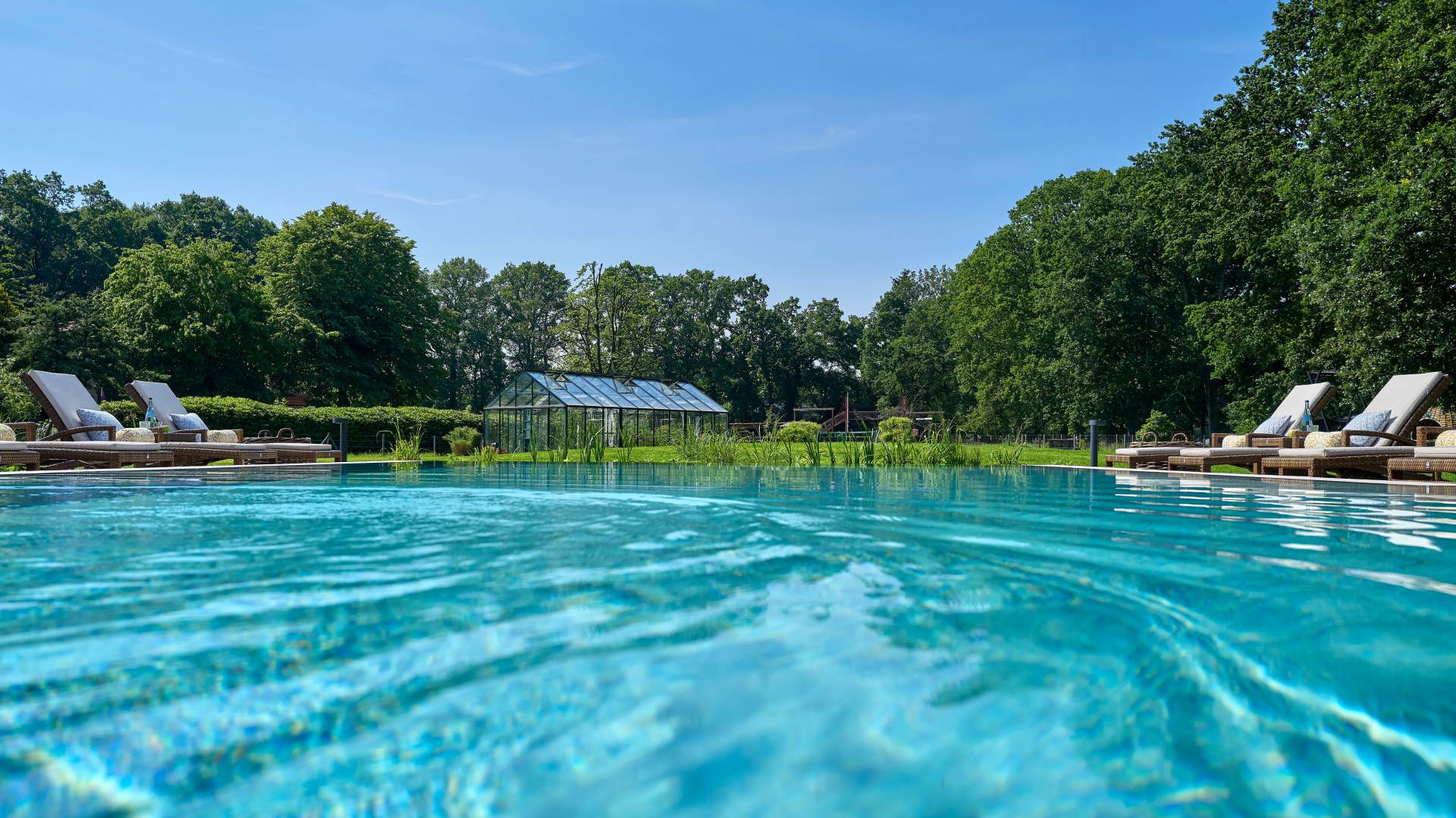 Pool im Romantikhotel Jagdhaus Eiden in Bad Zwischenahn