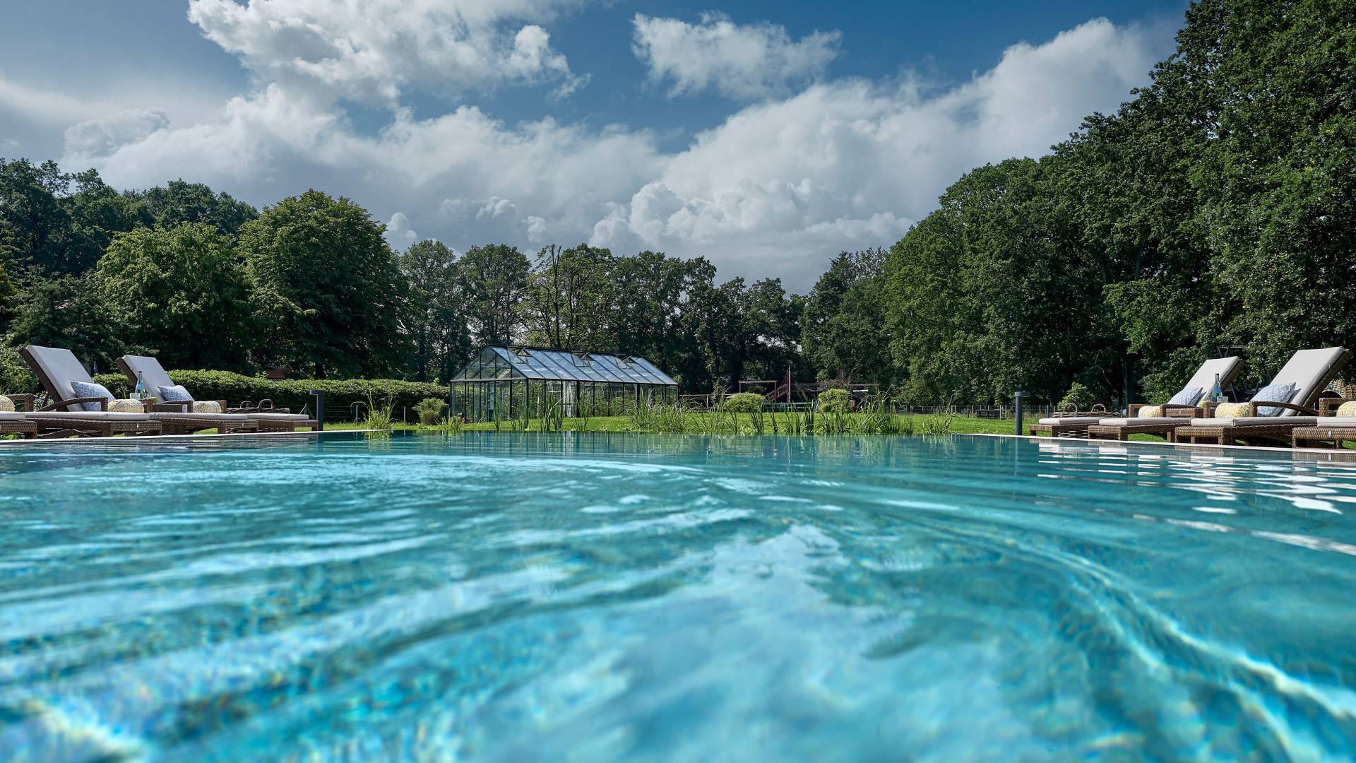 Pool im Romantikhotel Jagdhaus Eiden in Bad Zwischenahn