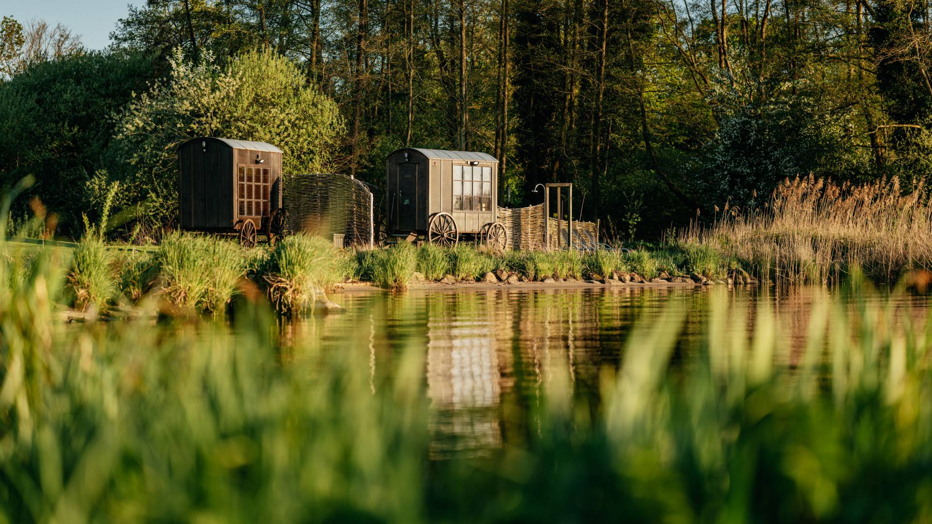 Strandwagensauna am See