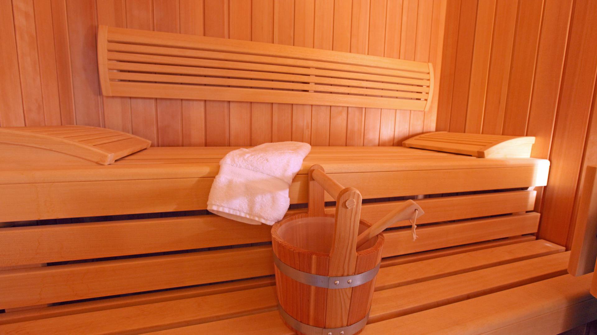 Sauna im Private Spa