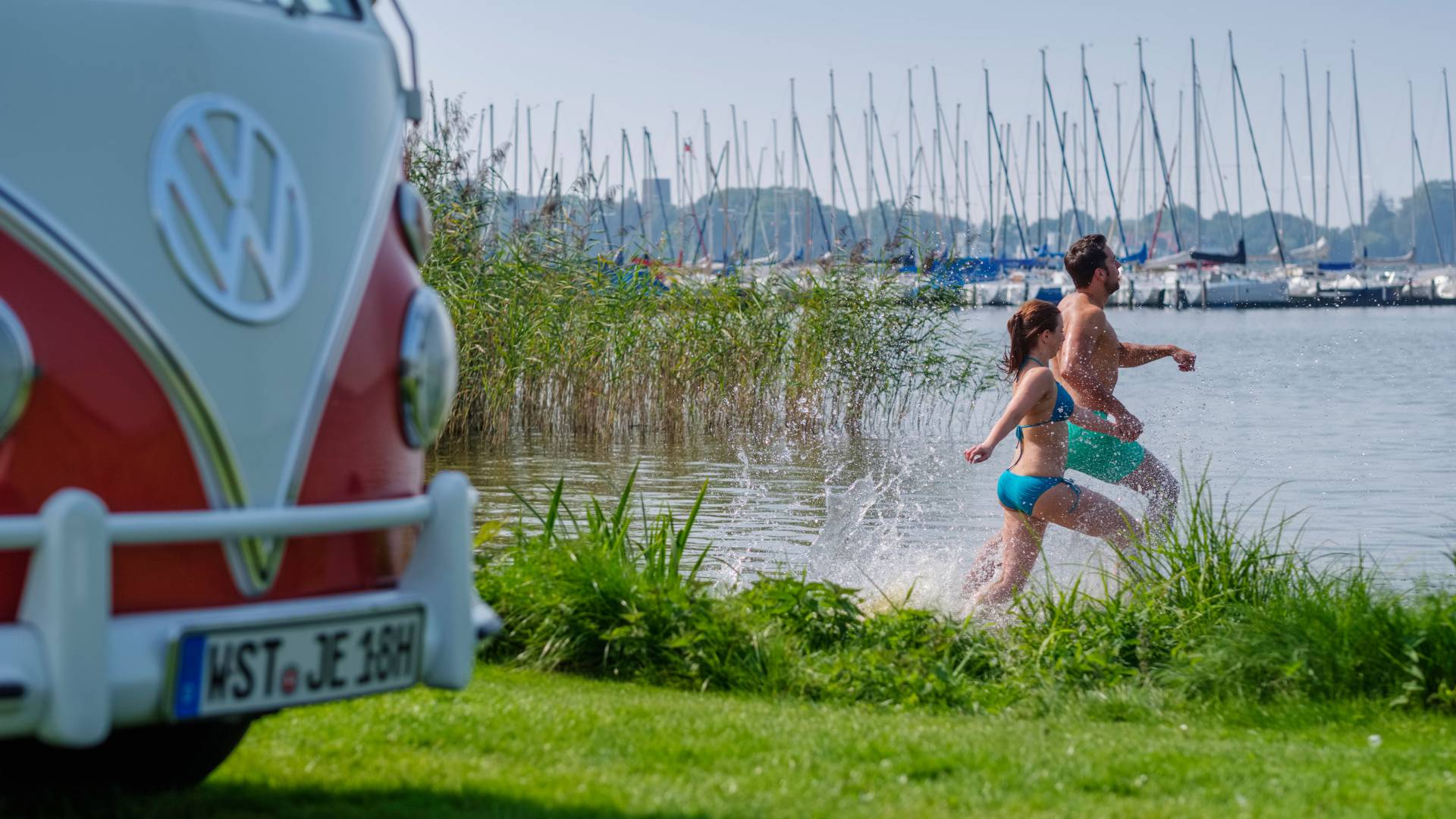 Baden am Privatbadestrand