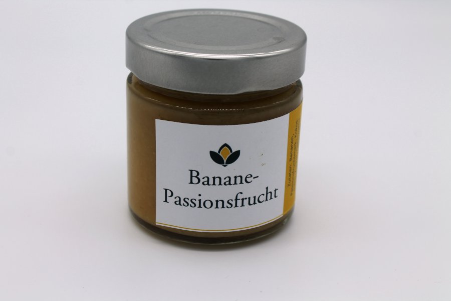 Banana & passion fruit jam