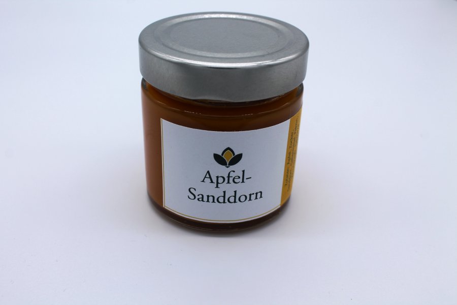 Apple and sea buckthorn jam